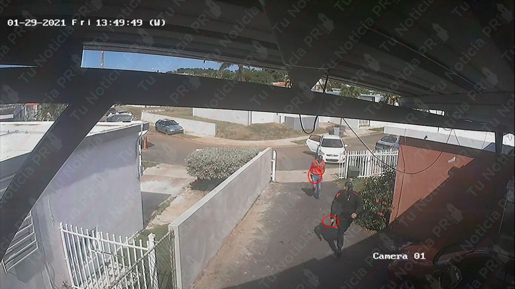  En video momento en que dos &ldquo;gatilleros&rdquo; llegan a una residencia de Fajardo y asesinan un hombre 