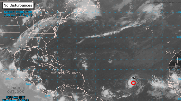 Se forma la DepresiÃ³n Tropical #6 en el AtlÃ¡ntico...