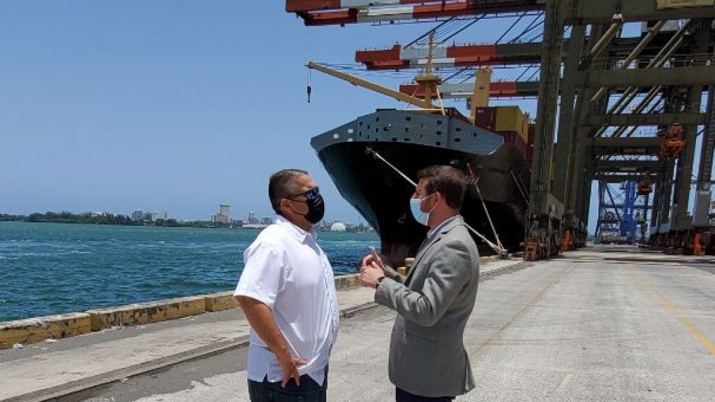  Seguridad Nacional de EE.UU. inspecciona muelles de Puerto Nuevo 