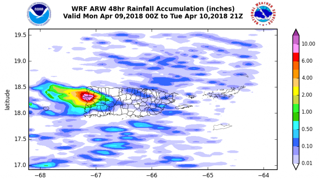  Continuar&aacute;n los aguaceros, cada tarde, a trav&eacute;s del oeste del pa&iacute;s 