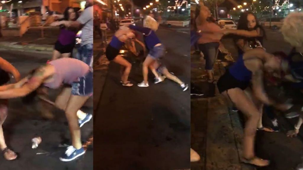  Viral Video de varias mujeres &ldquo;a Cantazo limpio&rdquo; en medio de avenida en Caguas 