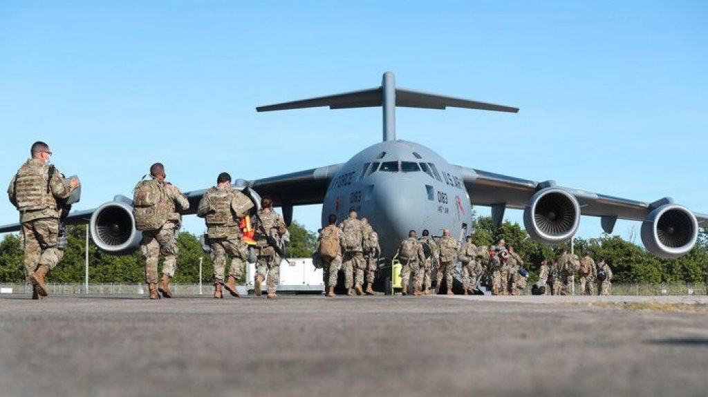  Guardia Nacional de Puerto Rico atenta a hispanoparlantes en la posesi&oacute;n de Joe Biden 