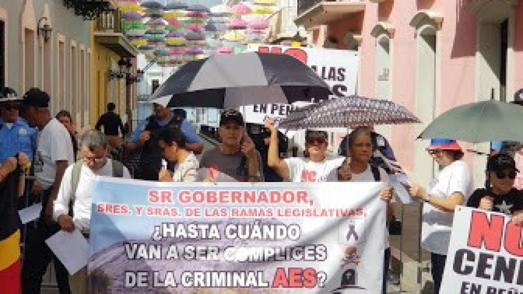  Activistas piden reuni&oacute;n con el gobernador, el retiro del reglamento de las cenizas de carb&oacute;n y establecer una emergencia salubrista en Guayama 
