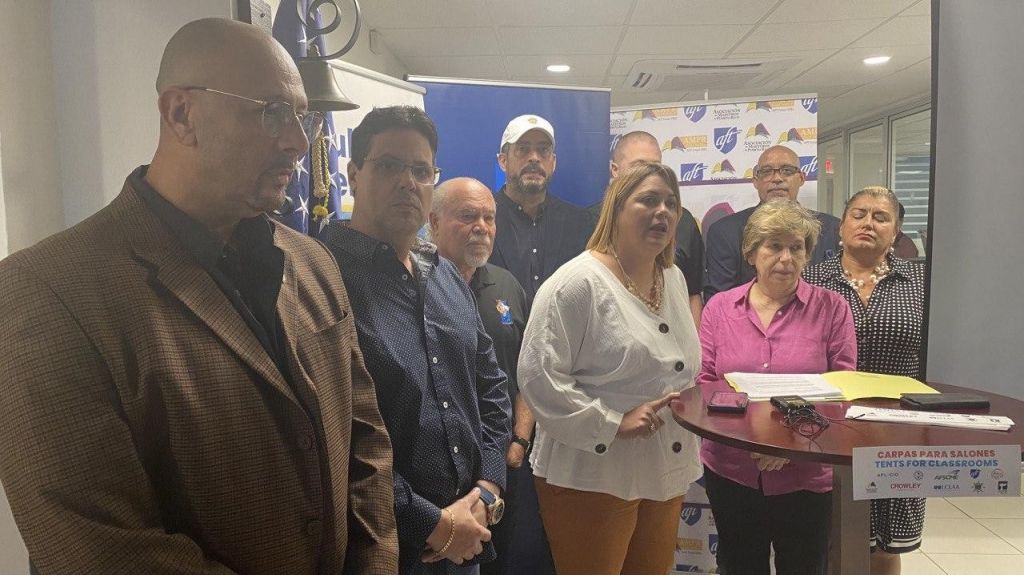  Sindicatos y empresas se unen para traer carpas salones para acelerar en inicio de las clases 