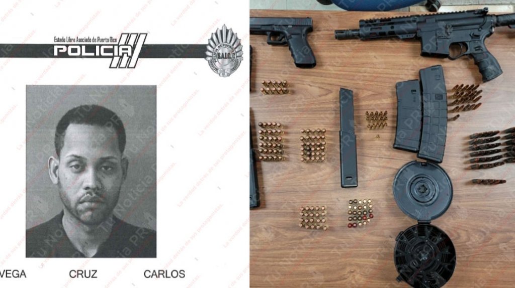  Arrestan a un pr&oacute;fugo en Cata&ntilde;o y le ocupan un rifle y una pistola autom&aacute;tica 