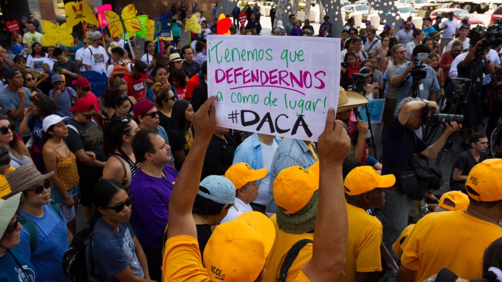  Los &ldquo;so&ntilde;adores&ldquo; celebran triunfo judicial que restaura DACA y golpea a Trump 