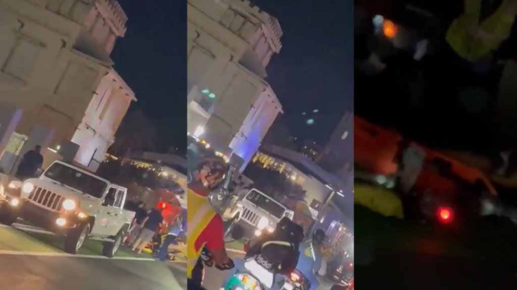  Video: Auto impacta un scooter en Condado 