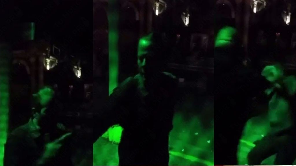  Video: Representante Georgie Navarro se pone guapo con un &ldquo;Bouncer&rdquo; en una discoteca y termina en el piso 