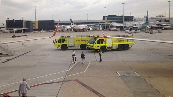 Fotos: Un dron choca con un Boeing 737 cuando el aviÃ³n se disponÃ­a a aterrizar