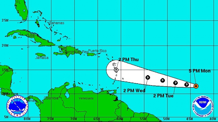 El Invest 92L se convierte en DepresiÃ³n.. Amaneza, al Pais 
