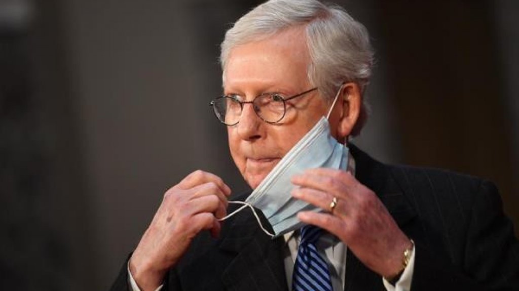  McConnell culpa a Trump del violento asalto de sus seguidores al Congreso 