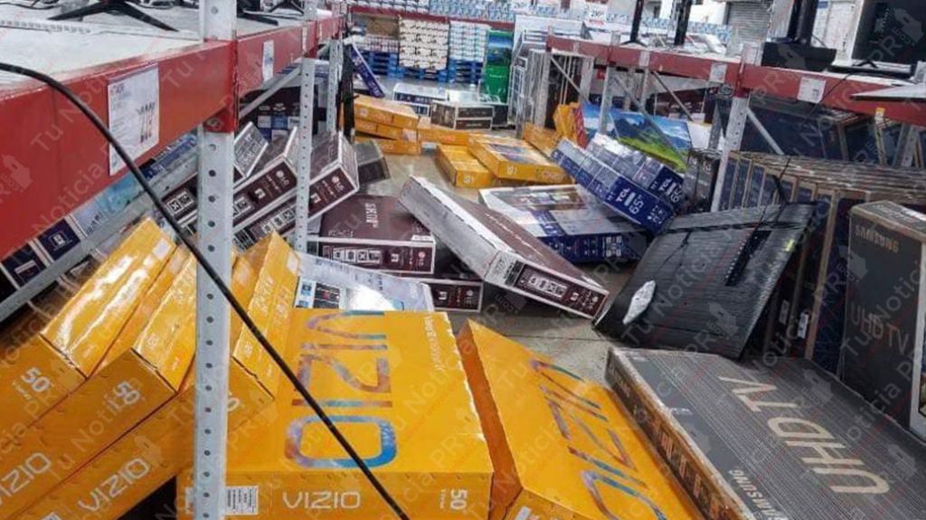  Fotos: Así quedó Sams de Ponce luego del temblor de esta mañana 