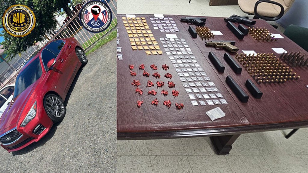  Video: Ocupan armas y droga en un auto en el &aacute;rea de club nocturno en Santurce 