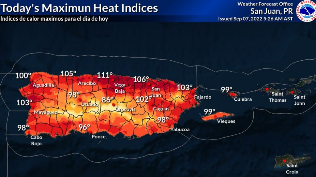  Advertencia de calor para varios pueblos 