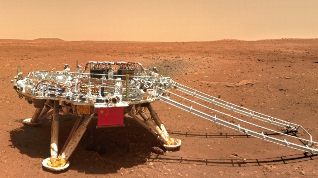  China revela nuevas im&aacute;genes de la superficie de Marte 