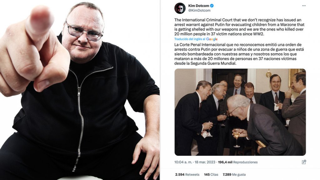  Kim Dotcom: Putin evacuó a niños de una zona de guerra y “nosotros matamos a más de 20 millones de personas“ 