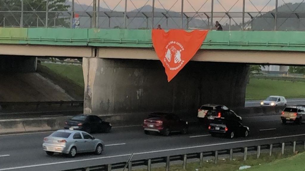 Pesado el transito en la 30 por protesta 