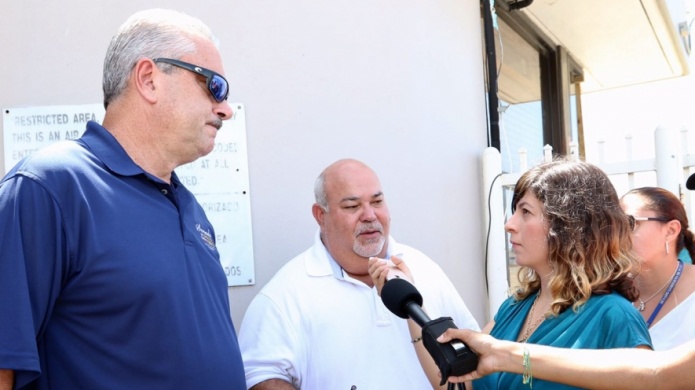 Presidente de la CÃ¡mara inspecciona daÃ±os en el puerto de Ponce