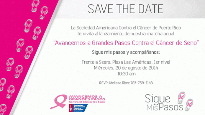 Regresan las marchas contra el cÃ¡ncer de seno de la Sociedad Americana Contra el CÃ¡ncer