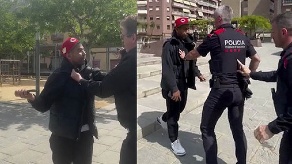  Publican video del arresto del padre de Lamine Yamal en Barcelona 