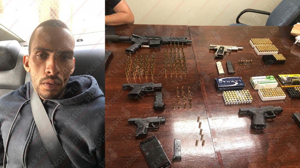  Arrestan a un hombre que andaba con la pistola de su novia en Gurabo 