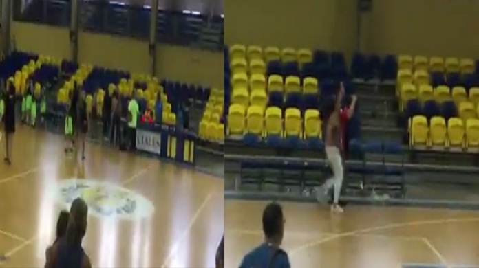 Video: Mujer en Ciales entra a la cancha de baloncesto agredir un joven durante un juego