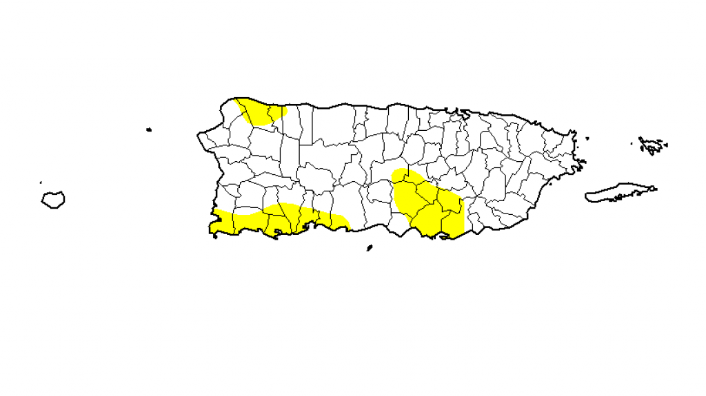  Sube levemente el nivel de sequía en Puerto Rico 