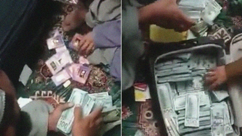  VIDEO: Los talibanes anuncian el hallazgo de 6 millones de d&oacute;lares y lingotes de oro en la casa del autoproclamado presidente interino de Afganist&aacute;n 