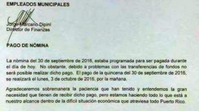 Denuncian "desapariciÃ³n" de nÃ³mina en el municipio de LoÃ­za