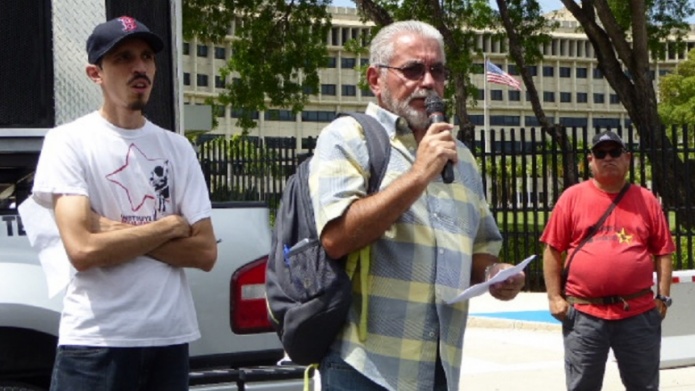 Manifestantes reclaman excarcelaciÃ³n de estudiante Nina Droz Franco 