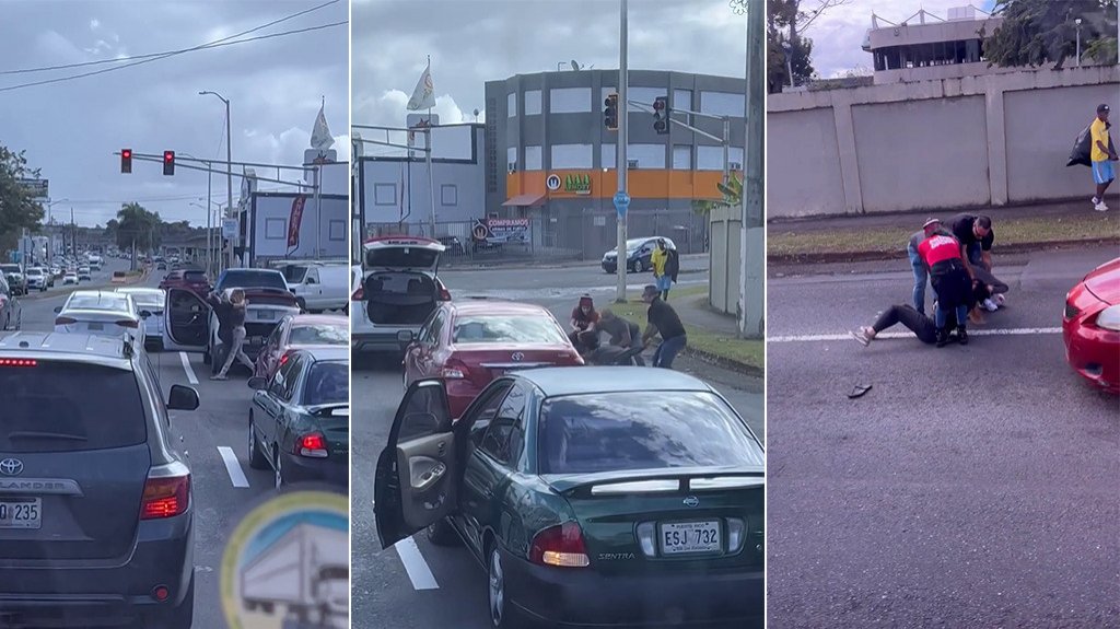  Video: A puño limpio dos mujeres frente a Tribunal de Bayamón 