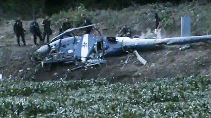 (Video) Cae un helicÃ³ptero en RÃ­o de Janeiro: 4 policÃ­as muertos 