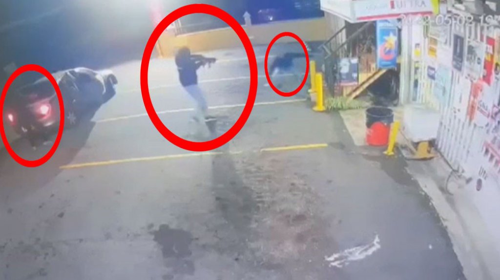  Video del momento en que &ldquo;Gatilleros&rdquo; disparan contra un hombre en negocio de Corozal 