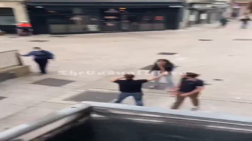  Video: Ciudadanos en Francia se cansaron de los saqueos y ahora defienden las tiendas de los “Mozalbetes” 