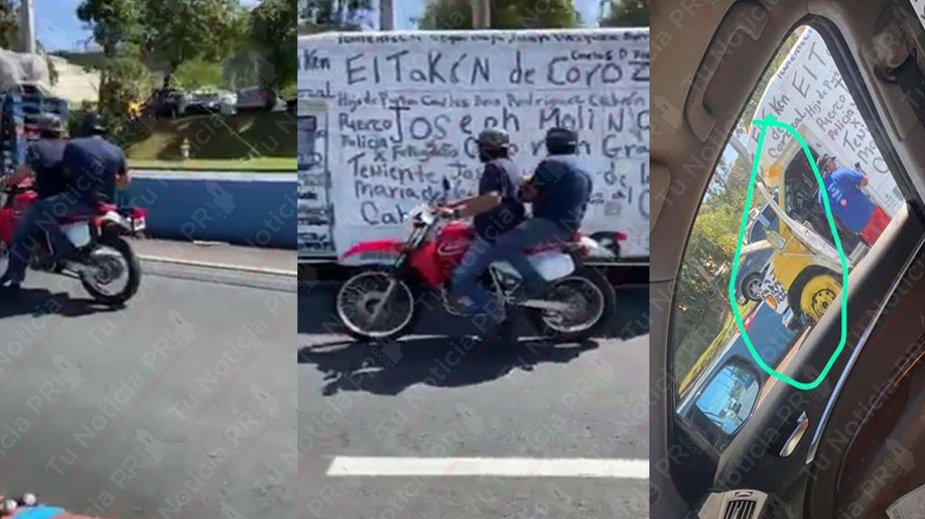  Publican video del momento en que ciudadanos llenan de pintura el cami&oacute;n del &ldquo;Taken de Corozal&rdquo; 