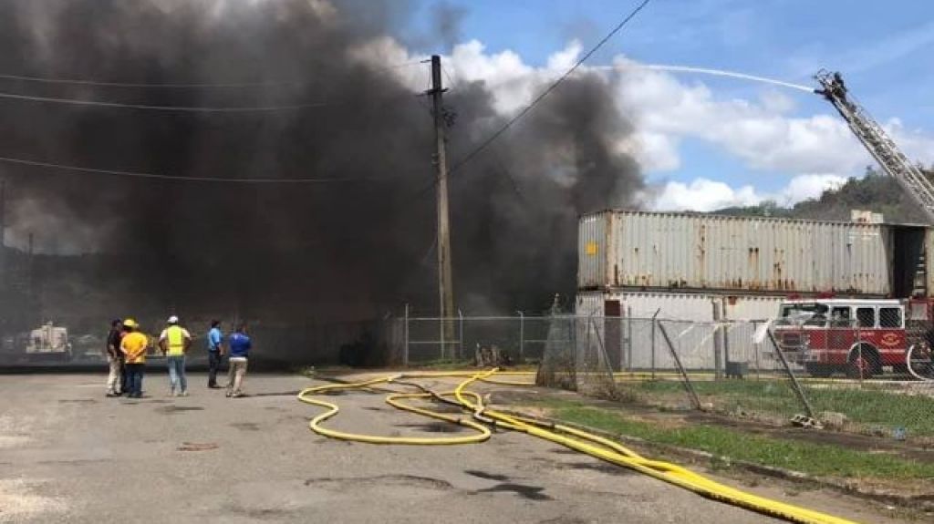  Posible mano criminal en fuego recicladora de gomas que no tenía permisos 