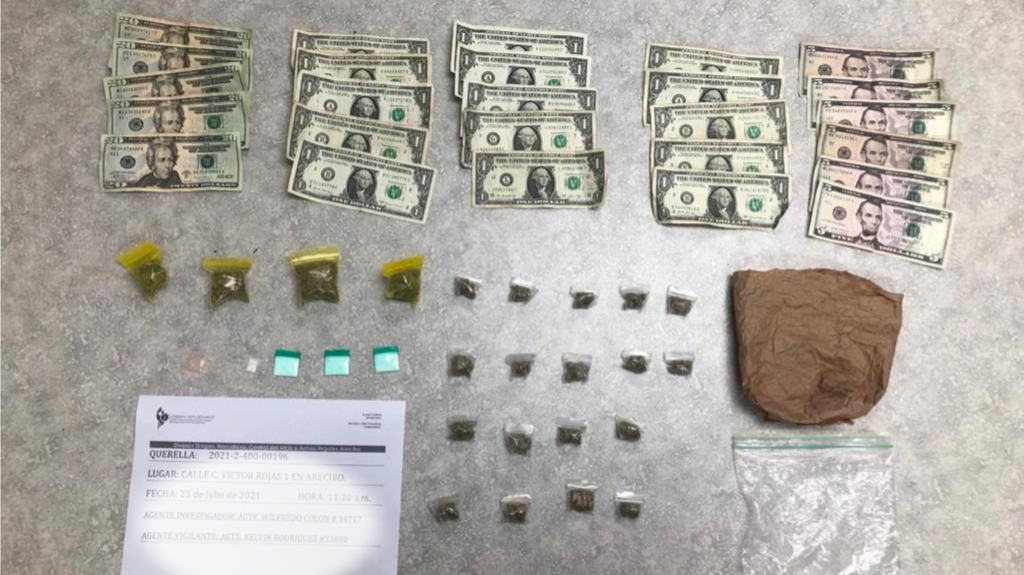  Tres arrestados y cientos de dosis de drogas incautadas deja operativo en Arecibo 