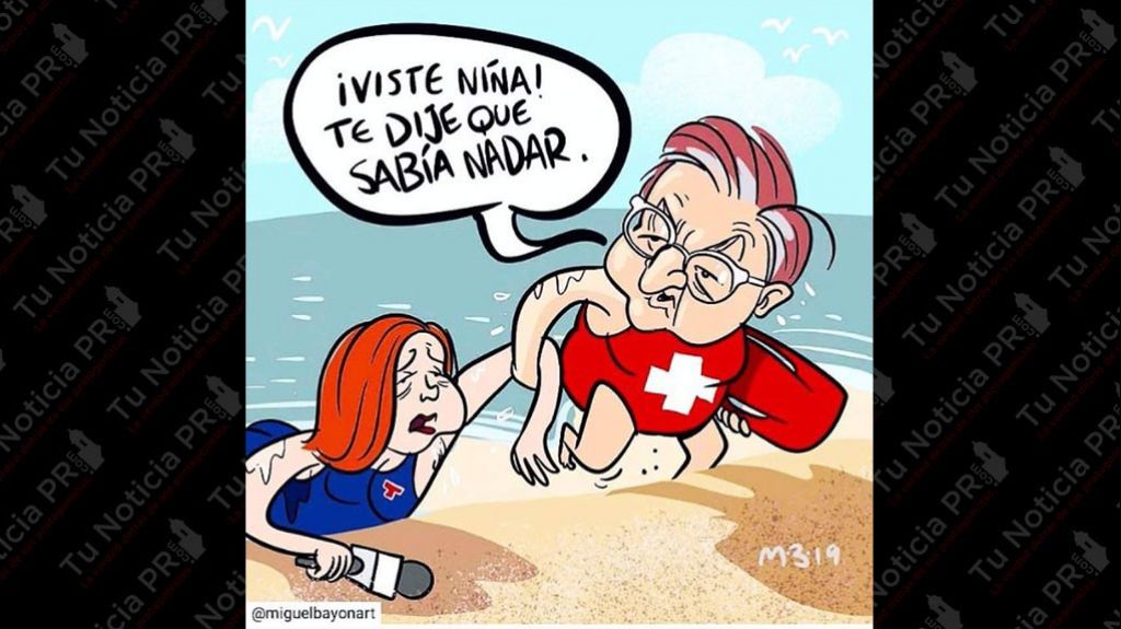  Video: Llueven los memes de &ldquo;Elga&rdquo; la abuelita de Guaynabo que fue a la guerra y sabe nadar 