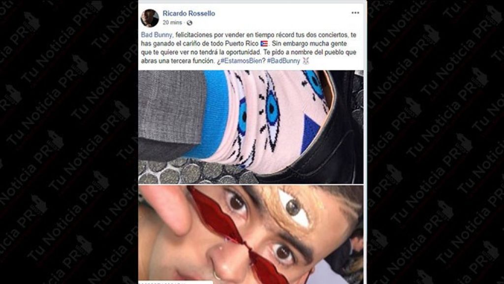  Gobernador le suplica a Bad Bunny que abra una tercera funci&oacute;n 