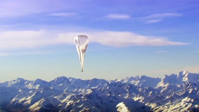 Un globo de seÃ±ales de Google cae en Paraguay