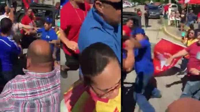 Video: Se forma tremendo "Royal Rumble" durante la caravana de Ricky Rosello al encontrarse con populares en Guayama