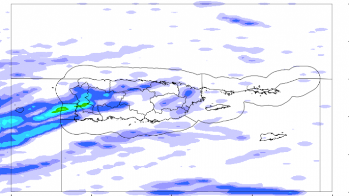 Aguaceros en la tarde hacia el Interior-Oeste, mientras se avecina tiempo mÃ¡s inestable a partir del lunes en la tarde...
