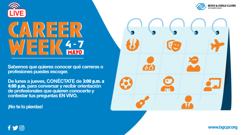  Evento &ldquo;Career week live&rdquo;, para j&oacute;venes que escogen sus carreras 