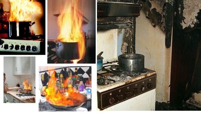 VARIOS INCIDENTES DE INCENDIOS EN COCINAS DURANTE DIA DE ACCION DE GRACIAS