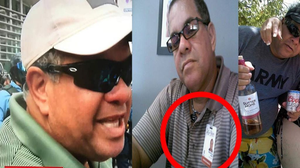  Video: Identifican como empleado de San Juan hombre que intento provocar la policía durante protesta en la milla de oro 