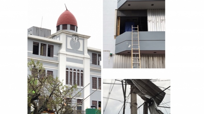 Casa AlcaldÃ­a de Vega Baja no se salva de la furia de MarÃ­a.