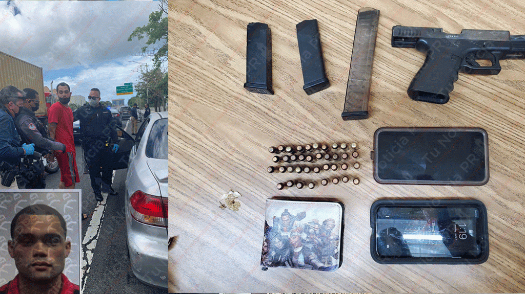  Municipales de Carolina arrestan un hombre que le apunt&oacute; con un arma a un ciudadano 