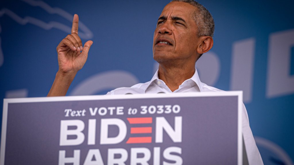  Obama pide votar por Biden para dejar atr&aacute;s la oscuridad 