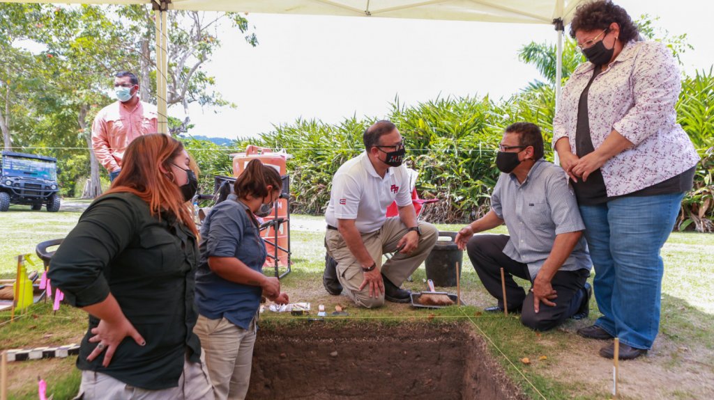  Revela Miranda Torres importantes hallazgos arqueol&oacute;gicos en el Jard&iacute;n Bot&aacute;nico de Caguas 
