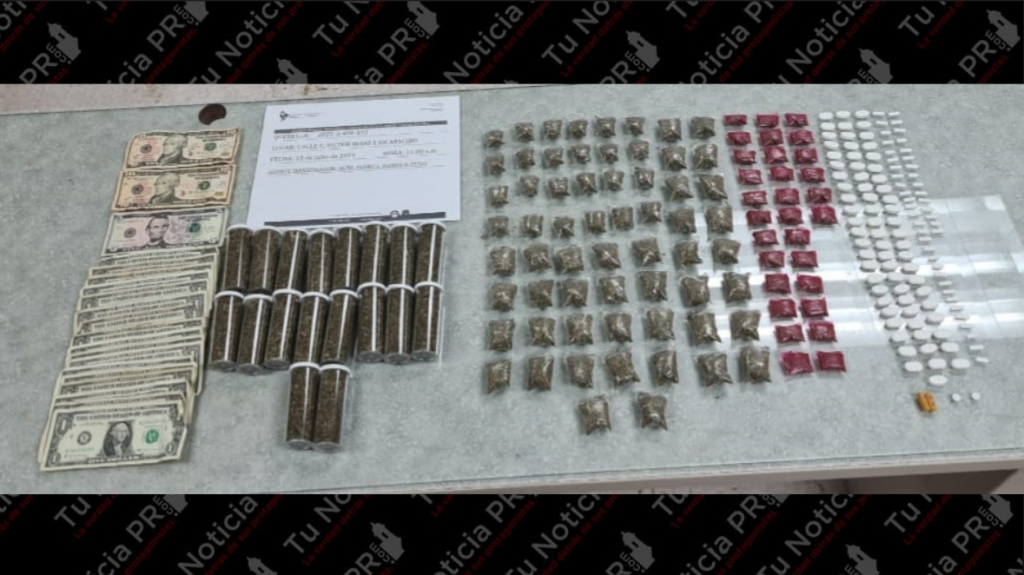  Operativos en Arecibo dejan cinco detenidos y ocupaci&oacute;n de hero&iacute;na, crack, coca&iacute;na y marihuana 